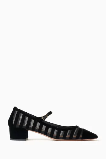 So Mayor 35 Pumps in Mesh & Suede