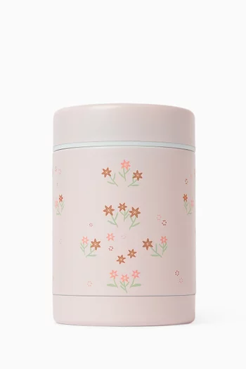 Garden Flowers Thermos Food Jar, 300ml