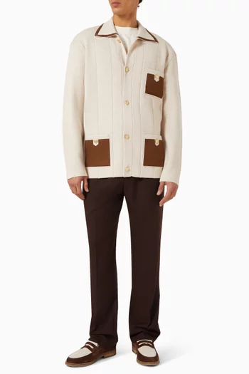Le Cardigan à Poches in Merino Wool
