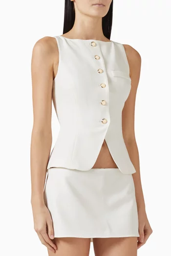 Troyes Buttoned Top