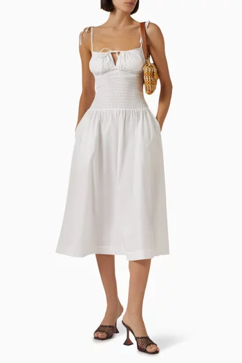 Lura Midi Dress in Cotton