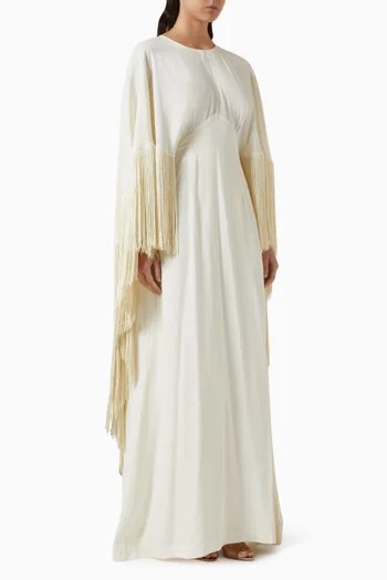 فستان 1975 بشرّابات كريب كادي