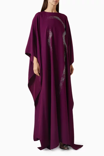 Caesars Swarovski® Kaftan in Crepe Cady