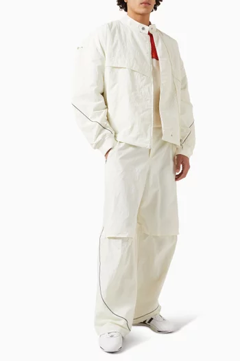 Motor Ave Racer Jacket in Nylon