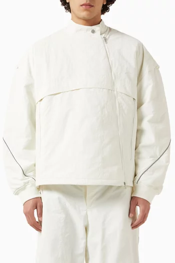 Motor Ave Racer Jacket in Nylon