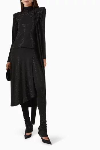 Hotfix Skirt-style Pants in Jersey
