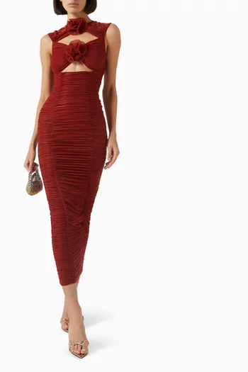 Flower Bloom Midi Dress