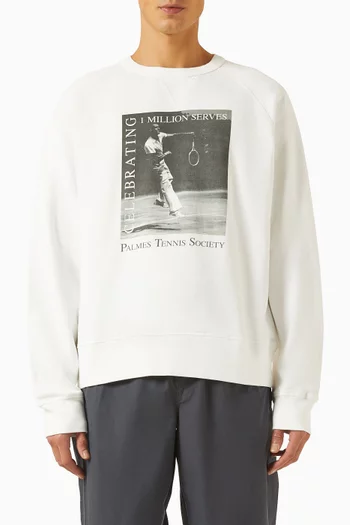 Celebration Printed Sweatshirt in Cotton