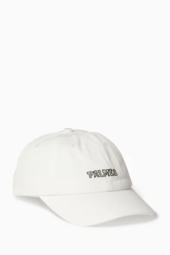 Embroidered Logo Baseball Cap in Cotton