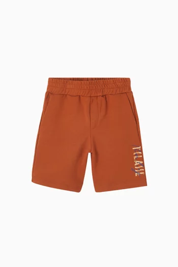 Logo Sweatshorts in Cotton-fleece