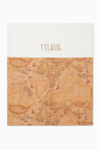 Geo Print Blanket in Cotton