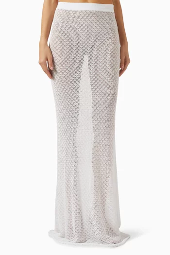 Maddy Skirt in Crochet-knit
