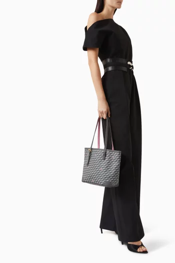 Daily Battle 27 Tote Bag in Canvas & Leather