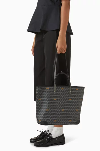 Daily Battle 35 Tote Bag in Scale Canvas & Leather