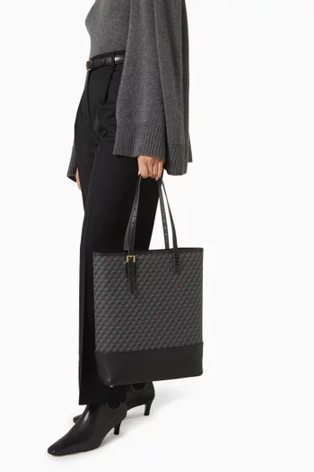 Daily Battle Vertical 30 Tote Bag in Lucky U Scale Canvas