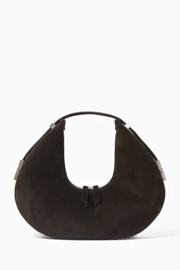 Small Toni Hobo Shoulder Bag in Suede