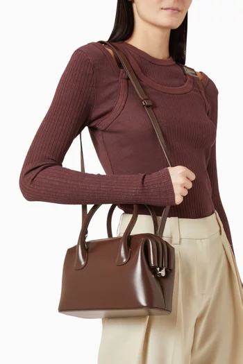 Small Boat Bag in Leather