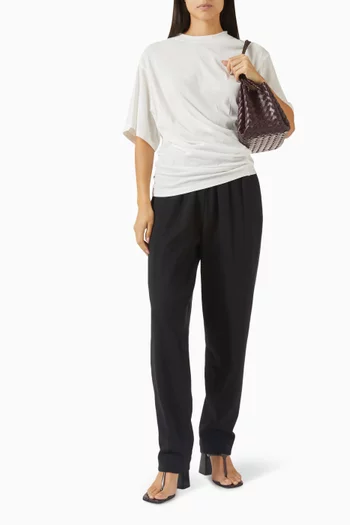 تي شيرت كورينو بكشكش قطن