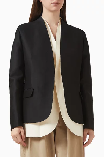 Tulip Jacket in Silk Wool