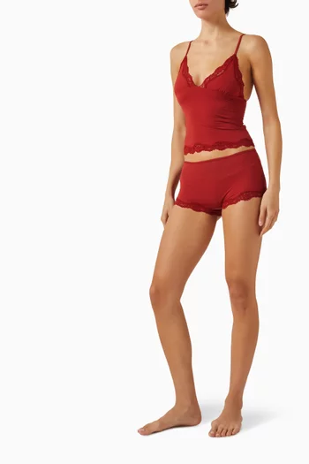 Fits Everybody Lace Cami & Boyshort Set