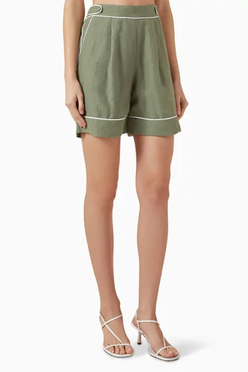 Niki Shorts in Linen