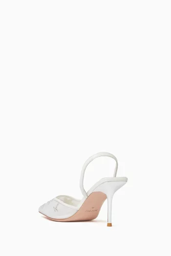 Lealie 75 Embroidered Pumps in Mesh