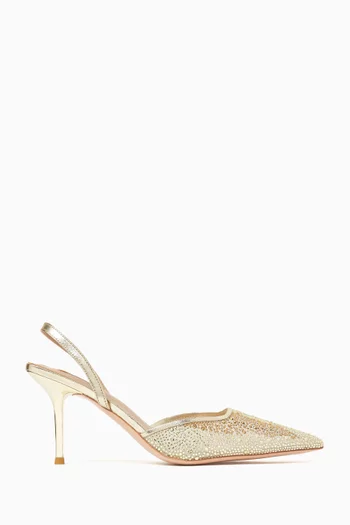 Martini 75 Pumps in Crystal Embellished Mesh