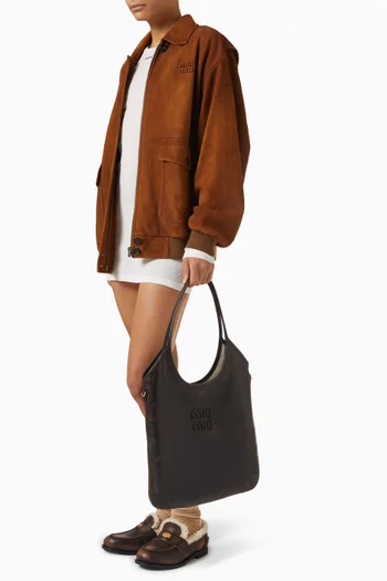 Ivy Shoulder Bag in Aged Nappa