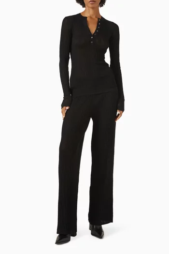Sheer Knit Pants
