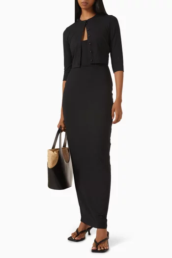 Smooth Lounge Cropped Cardigan