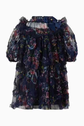 Luella Floral Dress in Tulle