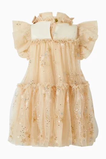 Marietta Glitter Star Dress in Tulle