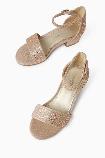 Athena Crystal Sandals