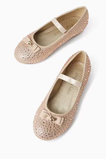 Dahlia Crystal Ballerina Shoes