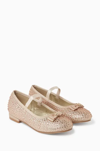 Dahlia Crystal Ballerina Shoes