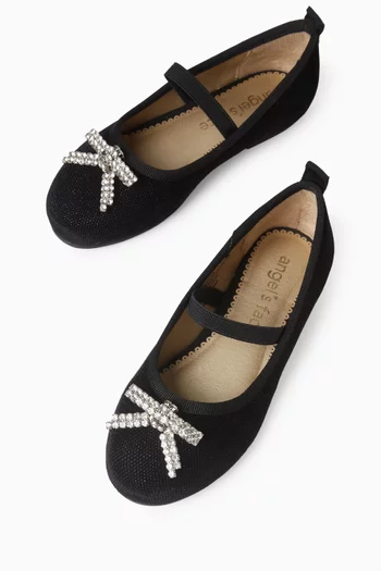 Sofia Diamante Bow Ballerina Shoes