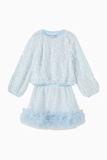 Cedar Boucle Blouse in Sequins