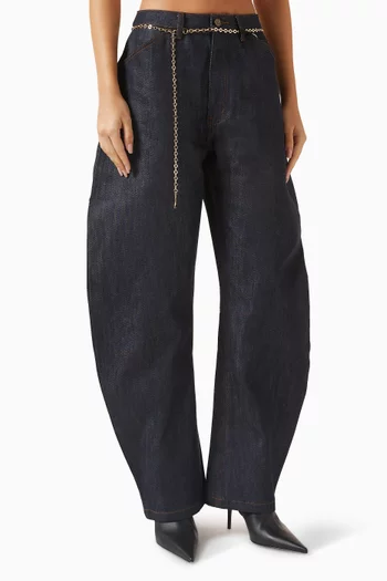 Enora Hourglass Jeans in Denim