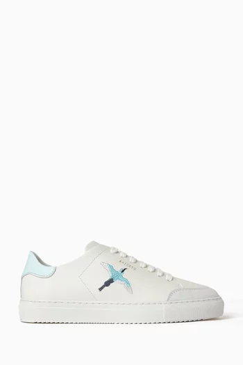 Clean 90 Bee Bird Sneakers in Leather & Suede