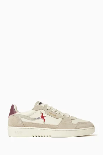 Dice Lo Bee Bird Sneakers in Leather & Suede