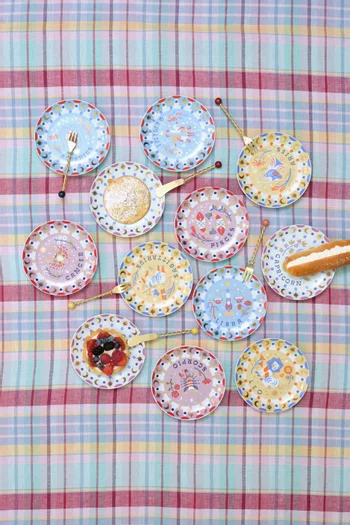 طقم شوك حلويات تورشون، 4 قطع