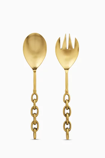 طقم ملاعق لتقديم السلطة كاتينا