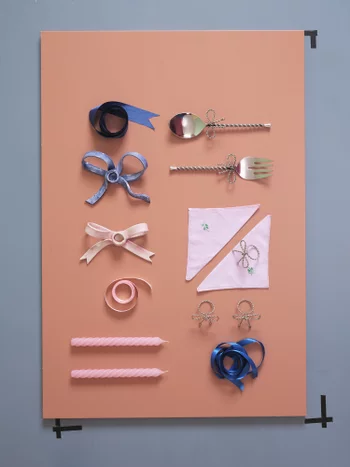 حوامل مناديل فيوكو بتصميم عقدة، 4 قطع