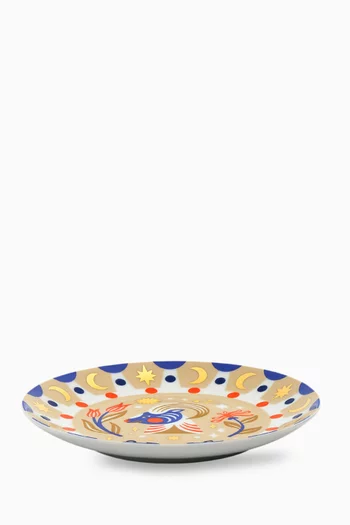 طبق صغير مزين برمز برج الحمل بورسلين