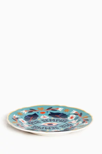 Per Sempre Little Plate in Porcelain