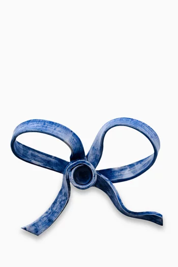 حامل شمعة فيوكو بتصميم عقدة خزف