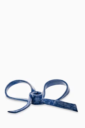 حامل شمعة فيوكو بتصميم عقدة خزف