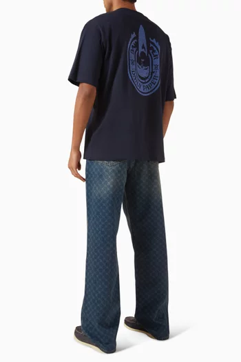 تي شيرت كاندل ليبل بقصة مربعة قطن