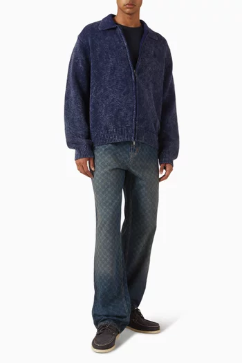 كارديغان منسوج قطن