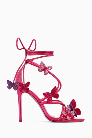 Vanessa 100 Butterfly Sandals in Leather